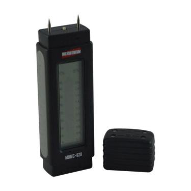 Imagem de Medidor Umidade Digital Madeira Papelão Concreto Materiais Rígidos Eletrodo Mumc-620 Portátil Instrutherm Certificado