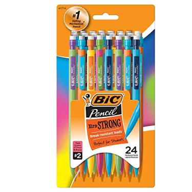 Imagem de BIC Lapiseira Xtra-Strong, barril colorido, ponta grossa (0,9 mm), 24 unidades, pacote com 2