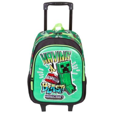 Imagem de Mochila de Rodinha Grande Minecraft X - Colorido-Masculino