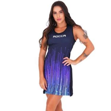 Imagem de Vestido Beach Tennis Sublimado com Short Bolso Esportivo Praia-Feminino