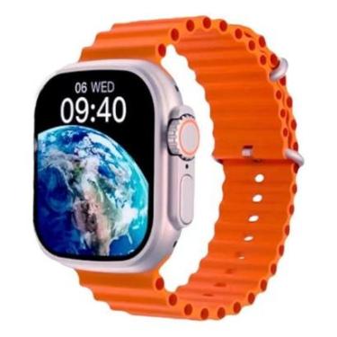 Imagem de Smart Watch Relogio Microwear U9 Ultra Chamadas Notificações C/Trava de Pulseira Watch 9 Nfc-Unissex