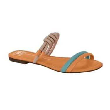 Imagem de Rasteirinha Moleca 5429.435 Multi ++Verde Jade-Feminino