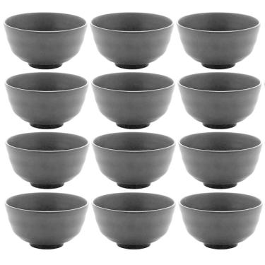 Imagem de Kit 12 Bowls de Melamina 11,5x6cm Tóquio Servir Shimeji e Ce