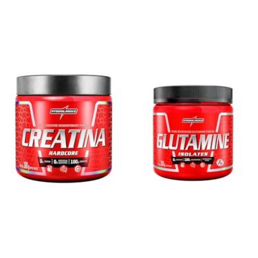 Imagem de Kit Integralmédica - Creatina 300G Monohidratada 100% Pura Branco + Glutamine Natural 300g