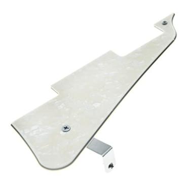 Imagem de KAISH Captador de guitarra envelhecido Pearl LP com suporte de aço inoxidável cromado e parafusos de montagem de aço para Les Paul dos EUA