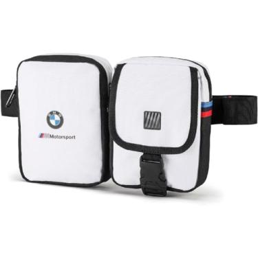 Imagem de Bolsa de cintura dupla portátil PUMA x BMW M Motorsport (branca)