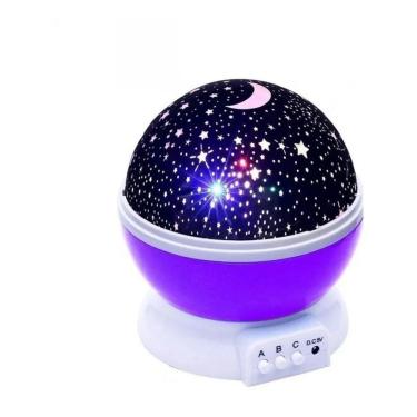 Imagem de Luminaria Projetor Estrela 360  Star Master Roxo