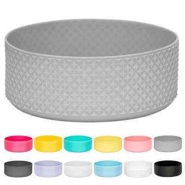 Imagem de Protetor de garrafa de água de silicone, bota de garrafa compatível com Hydro Flask 2.0 boca larga 1,8 g, frasco de ferro boca larga, YETI Rambler 1,8 g e outros