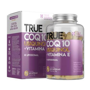 Imagem de True Coq10 Ubiquinol + Vitamina E + Lipossomal - 60 Cápsulas - True Source