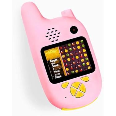 Imagem de Brinquedo Walkie Talkie Infantil Com Câmera Digital Para Crianças Radio comunicador Infantil (Rosa) - YODHE