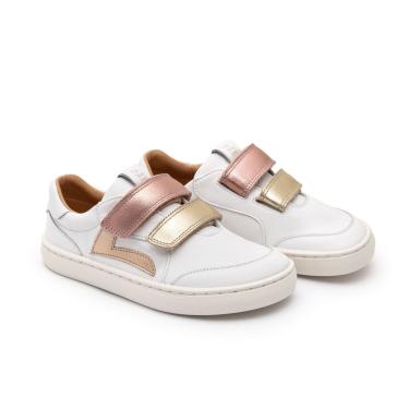 Imagem de Infantil - Tênis Tip Toey Joey Landy Branco e Dourado  menina