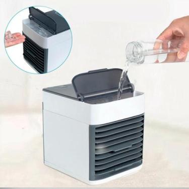Imagem de Mini Ar Condicionado Portátil Usb Ventilador Quartos E - Bivolt