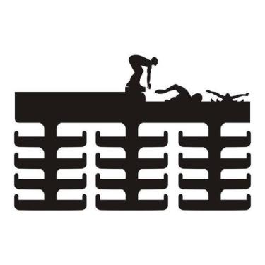 Imagem de Porta Medalhas De Natação - Micro Oficina, Madeira