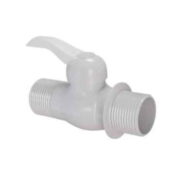 Imagem de Registro Esferico P/Engate Rosca PVC 1/2 Ex Branco Estrela