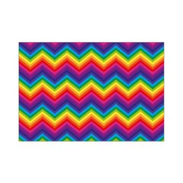 Imagem de Fundo Fotográfico 2,20 x 1,50 - Chevron Zig-Zag Colorido 082 - Via Cor