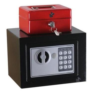Imagem de Cofre Segurança Teclado Digital 6 Litros 23X17X17Cm - Fixser