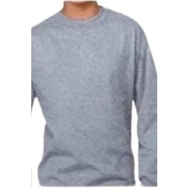 Imagem de Kit 3 Camiseta Básica infantil Menino e Menina Unisex  Manga Longa 100