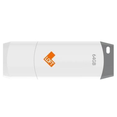 Imagem de Pen Drive Loft USB 3.0 Flash Drive 64GB branco