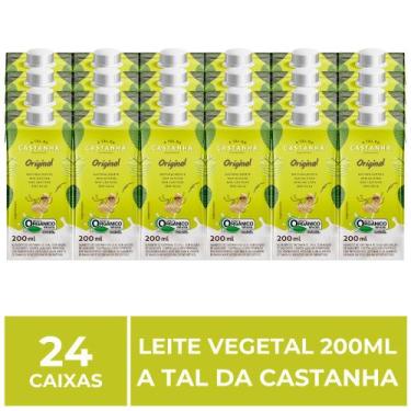 Imagem de 24 Caixas de 200ml de Leite Vegetal, A Tal da Castanha