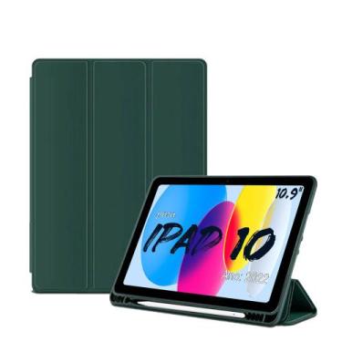 Imagem de Capa case p/ Apple iPad (10ª geração) 10.9"C/Compart. Pen Menor Preço 