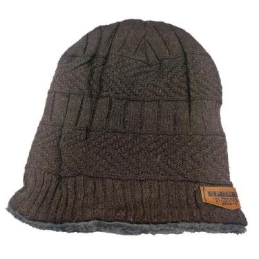 Imagem de Touca Adulto Unissex Inverno Com Forrado Pelúcia Gorro Proteção Frio -