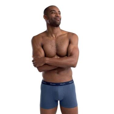 Imagem de Cueca Boxer Cotton Mash 170.38, Azul, G