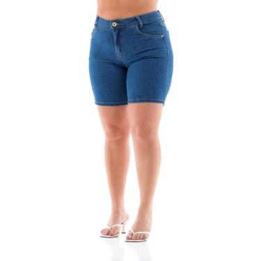 Imagem de Bermuda Jeans Feminina Arauto Comfy Maxskin Duo