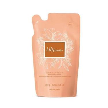 Imagem de Refil Creme Hidratante Desodorante Corporal Lily Lumière 250g - Boticá