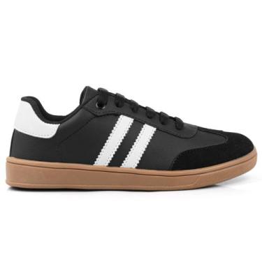 Imagem de Tênis Feminino Sapatênis Casual 34ao40 - MKSHOES, Preto, 36