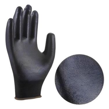 Imagem de Luva de Segurança Tátil Black CA: 30916 Punho Tricotado EPI - VOLK, G