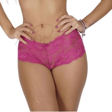 Imagem de Kit 3 Calcinha Renda Calecon Short Sexy Não Marca Na Roupa - Prime Lin