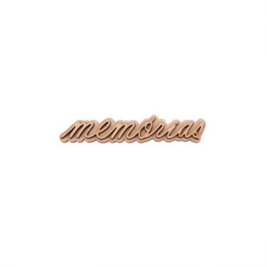 Imagem de Aplique Fundo Memórias C/ 6 Peças mdf Cru Artesanato Decoração - Metal
