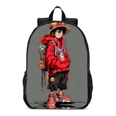 Imagem de Mochila Escolar Infanto Juvenil Anime Mangá Monkey DLuffy  Novidade Ge