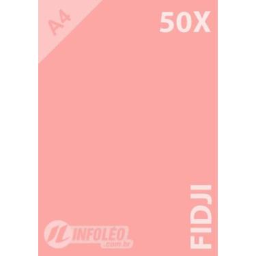 Imagem de 50 Folhas Papel Color Plus Fidji (Rosa Chá) A4 180g