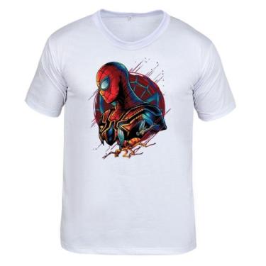 Imagem de Camisa Personalizado Homem Aranha Vingadores Adulto 100% Algodão - Cas