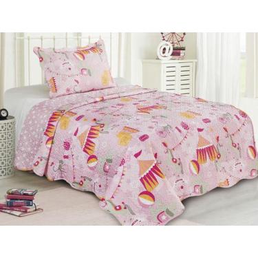 Imagem de Cobre Leito Infantil Colcha Solteiro Kids Juvenil Menino e Menina Came