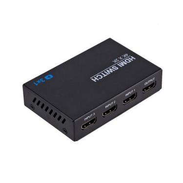 Imagem de Switch distribuidor hdmi 3 entradas x 1 saída 4k - MAGNUS