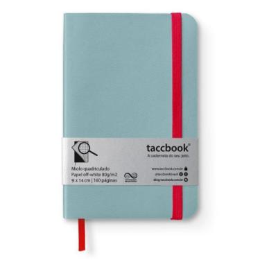 Imagem de Caderneta Quadriculada taccbook Verde persa 9x14 Flex