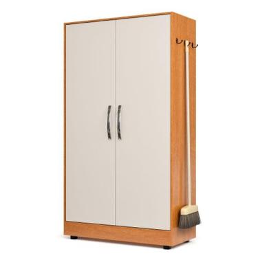 Imagem de Sapateira Any Multiuso MDF Organizador Gancho p/ Vassouras - Zinn Móve