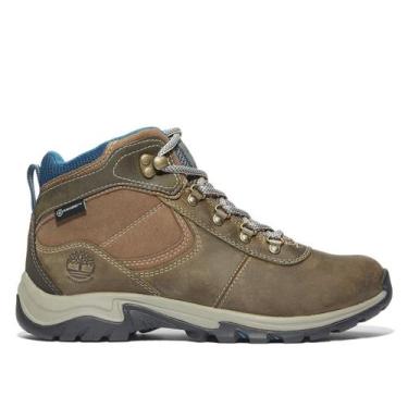 Imagem de Bota Couro Timberland Mt. Maddsen Feminina, Verde, Marrom, 38