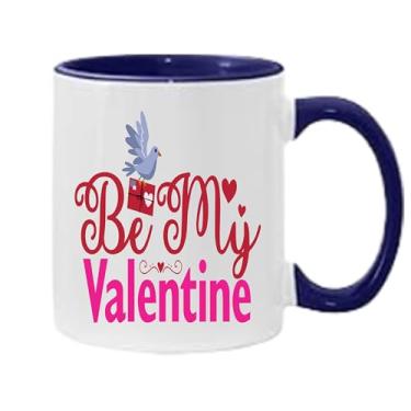Imagem de SpreadPassion Caneca de café Be My Valentine, presente para namorado e namorada, presente de dia dos namorados, presente para amante dos namorados, presente para marido e esposa, ideia de presente de