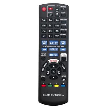 Imagem de Controle remoto IR6 de substituição N2QAYB001157 compatível com Panasonic 4K Ultra HD Blu-ray Player DMP-UB300 DMP-UB400 DP-UB820K