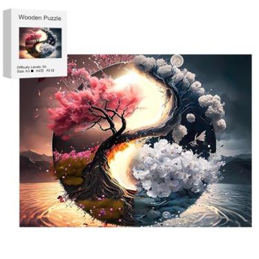 Imagem de Quebra Cabeça de Madeira Yin Yang, Wooden Puzzle | Diversão para toda família (A5)