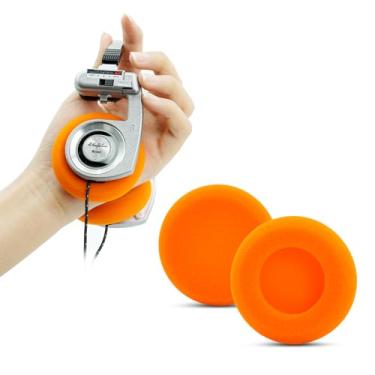Imagem de GVOEARS Almofadas de substituição para fones de ouvido Koss Portapro 1 par (laranja)