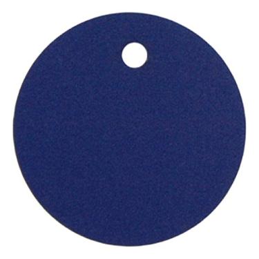 Imagem de Accuform TDG214BU Accu-Ply Etiqueta de identificação plástica em branco, círculo, 5 cm de diâmetro, azul (pacote com 25)