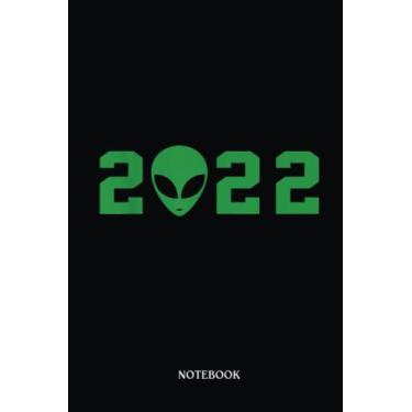 Imagem de Alien Notebook: Aliens 2022 | Alien Journal, Lined Journal Ufo, Ufo Journal, Lined Journal Alien, Size 6 X 9", 120 Pages.