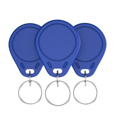Imagem de HENAXSAD Hernas 20Pcs Regraváveis Uid Smart Key Fobs, Premium 13.56Mhz Abs Chaves Em Branco para Controle de Acesso de Porta, Mi-Fare 1K S50 Cartão de Cópia Nfc Tags Chaves Duplica (, Azul)