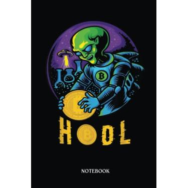 Imagem de Alien Notebook: Alien Cryptocurrency Bitcoin | Alien Journal, Lined Journal Ufo, Ufo Journal, Lined Journal Alien, Size 6 X 9", 120 Pages.