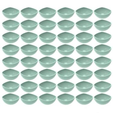 Imagem de 48 Potes de Sobremesa Verde Menta Doces Plástico Hotel Restaurante Buffet Crippa