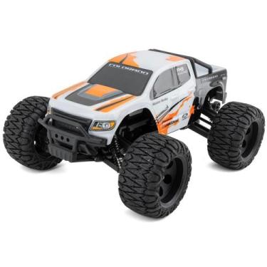 Imagem de Automodelo FMS 1/24 FMT24 Chevrolet Colorado RTR  24 CM, Branco, Cinza